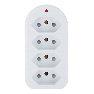 Eurolux 4 Way Adaptor With Indicator Light in Electrical & Lighting,Electrical Accessories,Multiplugs & Extension Cords