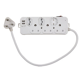 Eurolux 6 Way Multiplug Normal USB in Electrical & Lighting,Electrical Accessories,Multiplugs & Extension Cords