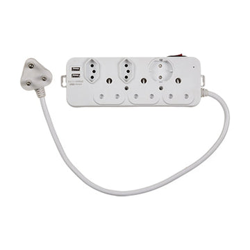 Eurolux 6 Way Multiplug Normal USB - image 01