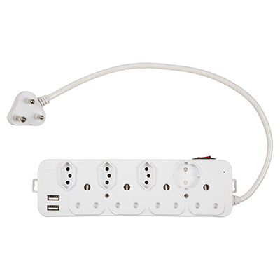 Eurolux 8 Way Multiplug With USB 2.1A USB in Electrical & Lighting,Electrical Accessories,Multiplugs & Extension Cords