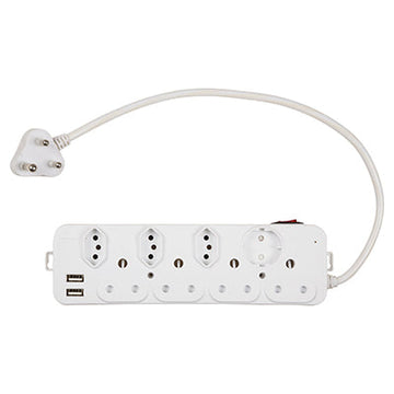 Eurolux 8 Way Multiplug With USB 2.1A USB in Electrical & Lighting,Electrical Accessories,Multiplugs & Extension Cords