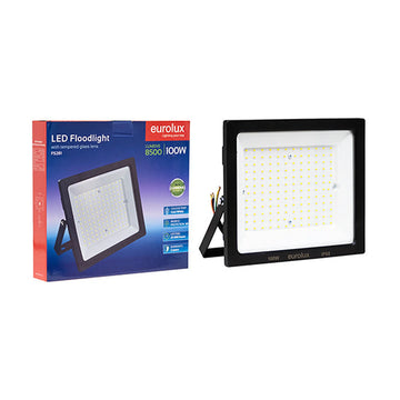 Eurolux LED 100w Floodlight Black 4000K - image 01