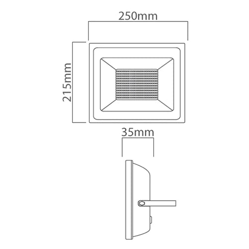 Eurolux LED 100w Floodlight Black 4000K - image 01