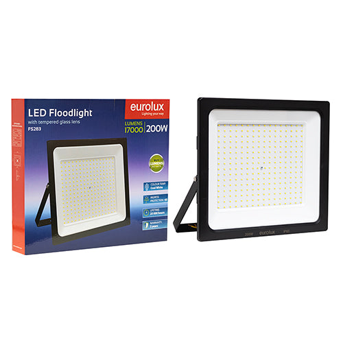 Eurolux LED 200w Floodlight Black 4000K in Electrical & Lighting,Lighting,Exterior Lighting