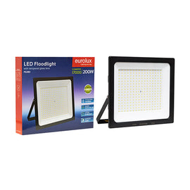 Eurolux LED 200w Floodlight Black 4000K - image 01