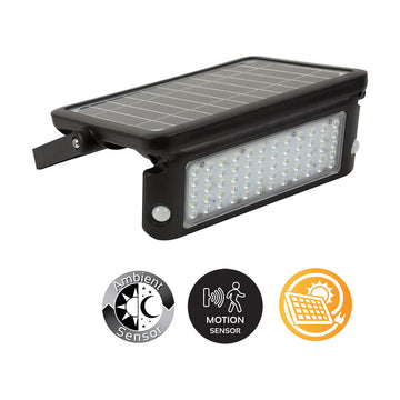 Eurolux Solar Floodlight & Motion Sensor LED 1150lm 6000K - image 01