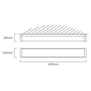 Eurolux Fitting Prismatic LED T8 2x9w Excluding Tubes - image 01