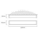 Eurolux Fitting Prismatic LED T8 2x9w Excluding Tubes - image 01