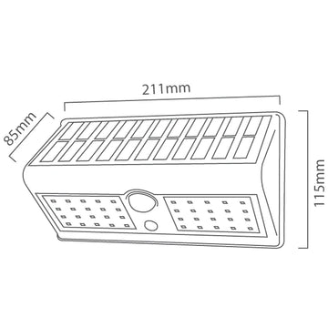 Eurolux Solar Security Light Motion Sensor - image 01