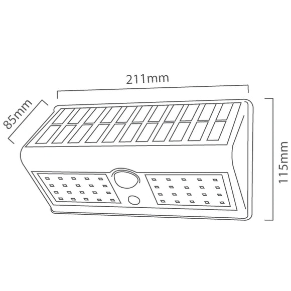 Eurolux Solar Security Light Motion Sensor - image 01