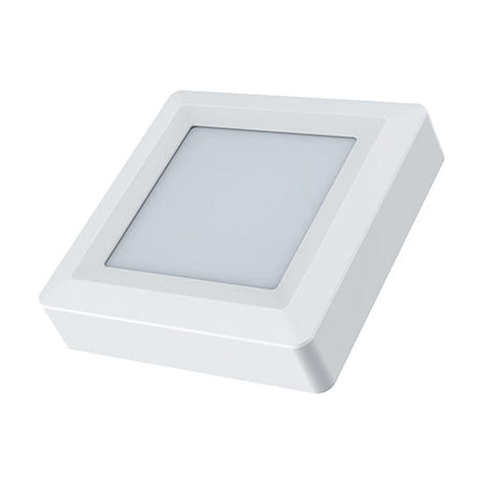Eurolux Square Ceiling Light 120mm White LED 6w 3000K - image 01