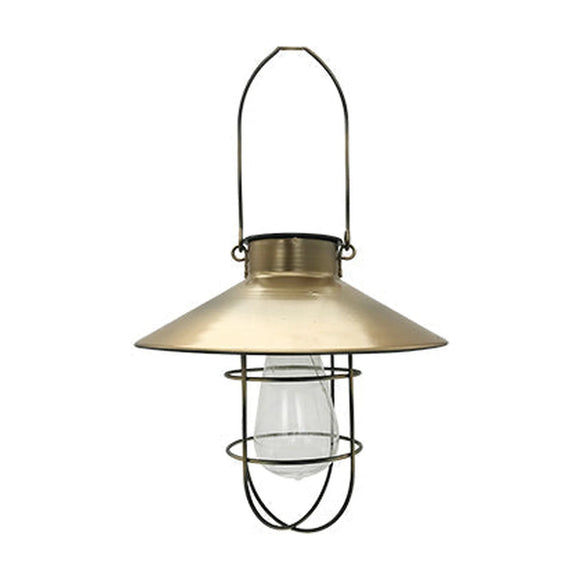 Eurolux Solar Large Hanging Cage Lantern Copper - image 01