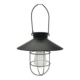 Eurolux Solar Large Hanging Cage Lantern Black in Electrical & Lighting,Lighting,Exterior Lighting