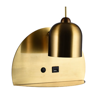 Eurolux Wall Light USB  260mm Gold in Electrical & Lighting,Lighting,Interior Lighting