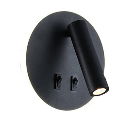 Eurolux Wall Light Metal Round 160mm Black in Electrical & Lighting,Lighting,Interior Lighting