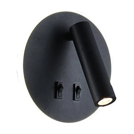 Eurolux Wall Light Metal Round 160mm Black - image 01