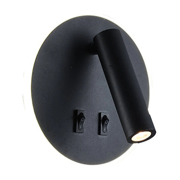 Eurolux Wall Light Metal Round 160mm Black - image 01