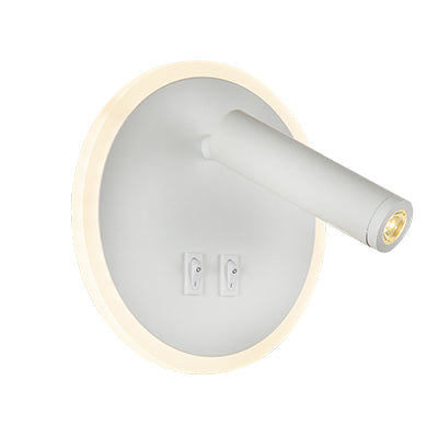 Eurolux Wall Light Metal Round 160mm White in Electrical & Lighting,Lighting,Interior Lighting