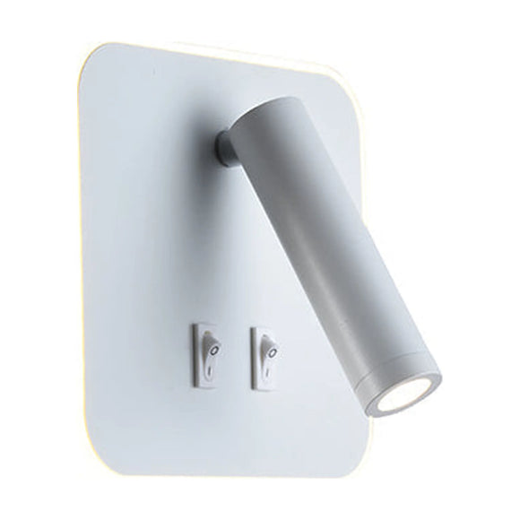 Eurolux Wall Light Metal Square 155mm White - image 01