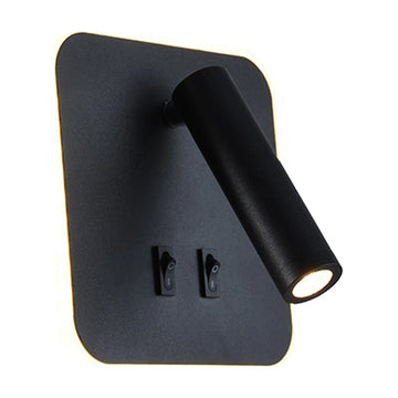 Eurolux Wall Light Metal Square 155mm Black - image 01