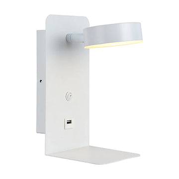 Eurolux Wall Light USB LED 120mm White - image 01