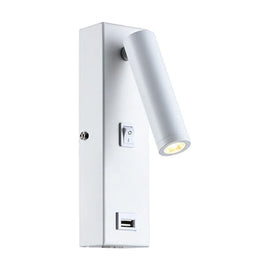 Eurolux Wall Light USB 50mm White - image 01