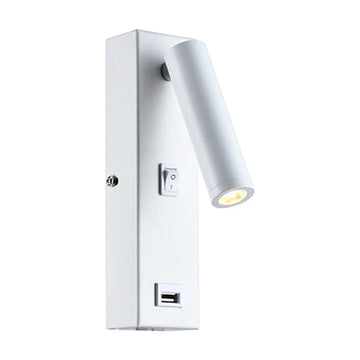 Eurolux Wall Light USB 50mm White - image 01