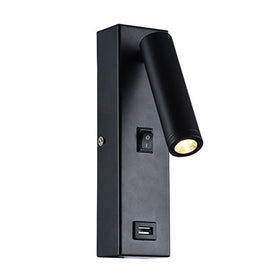 Eurolux Wall Light USB  50mm Black in Electrical & Lighting,Lighting,Interior Lighting