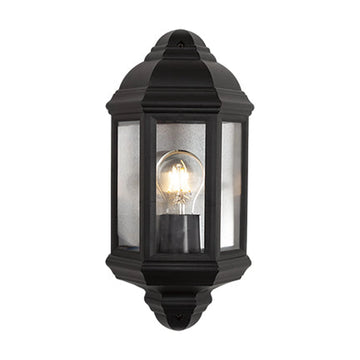 Eurolux Plastic Lantern 3 Panel Half Wall Black - image 01