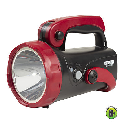Eurolux Rechargeable Torch LED 5W Black/Red in Electrical & Lighting,Lighting,Portable & Loadshedding Lighting
