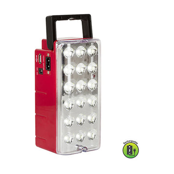 Eurolux Rechargeable Lantern Red LED 5.4w - image 01