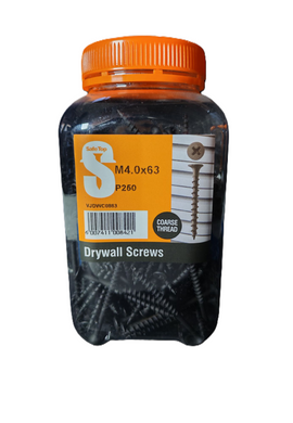 Safe Top Drywall Screws Course M4.0X63 P250 Value Jar in Hardware Fasteners