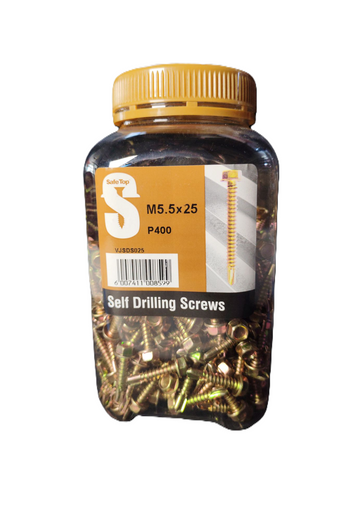 Safe Top Self Drill Screws M5.5X25 P400 Value Jar in Hardware Fasteners