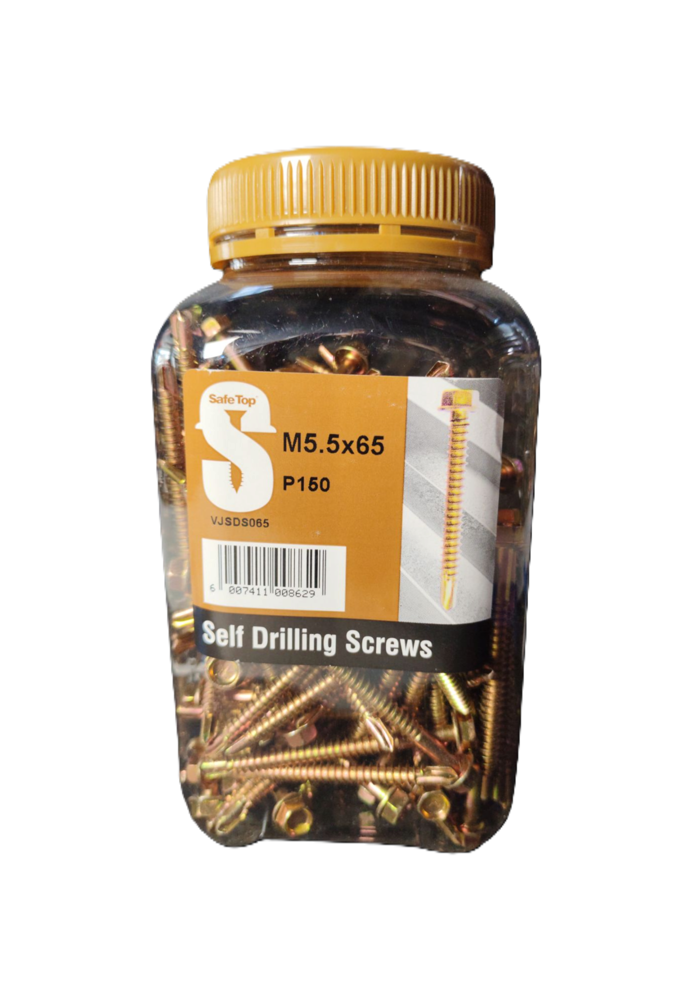 Safe Top Self Drill Screws M5.5X65 P150 Value Jar in Hardware Fasteners
