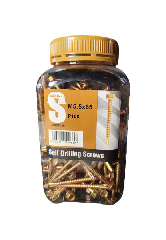 Safe Top Self Drill Screws M5.5X65 P150 Value Jar in Hardware Fasteners