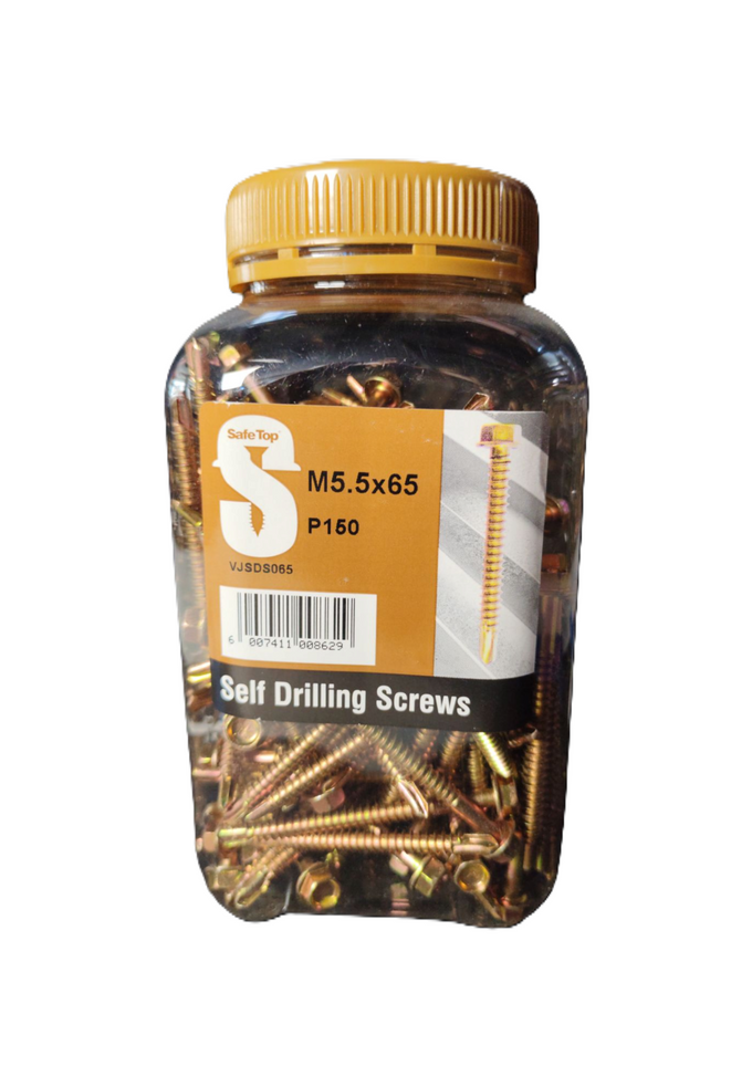 Safe Top Self Drill Screws M5.5X65 P150 Value Jar in Hardware Fasteners