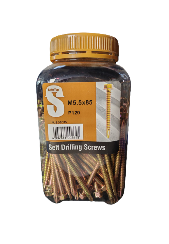 Safe Top Self Drill Screws M5.5X85 P120 Value Jar in Hardware Fasteners