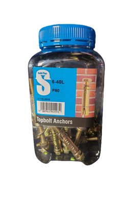 Safe Top Topbolts 6-40L P50 Value Jar in Hardware Fasteners