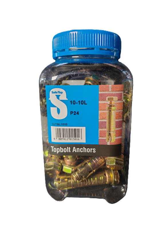 Safe Top Topbolts 10-10L P24 Value Jar in Hardware Fasteners