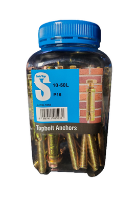 Safe Top Topbolts 10-50L P16 Value Jar in Hardware Fasteners