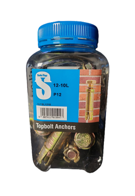 Safe Top Topbolts 12-10L P12 Value Jar in Hardware Fasteners