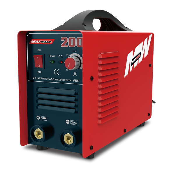 Matweld Inverter Welder 200A 220V VRD MAT9055VRD in Tools