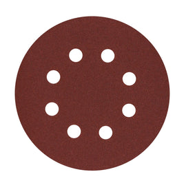 Fox Sanding Disc Velcro 8-H 125mm 5pk Fine FOX96870 in Tools