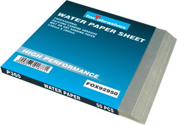 Fox Sanding Waterpaper Pro P 360 50pk FOX92950 in Paint