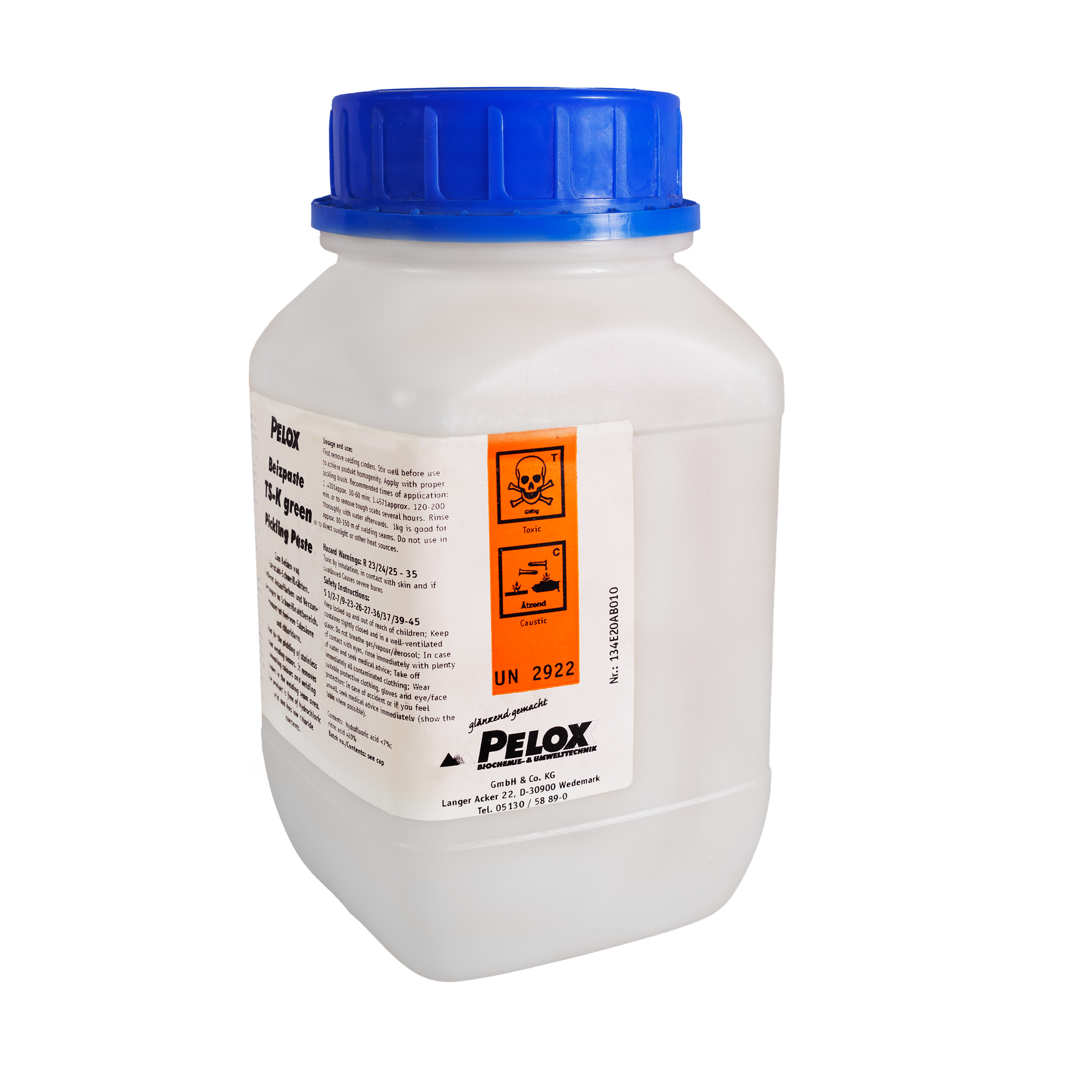 Pelox Pickling Paste Green 2Kg MAT0855 in Tools