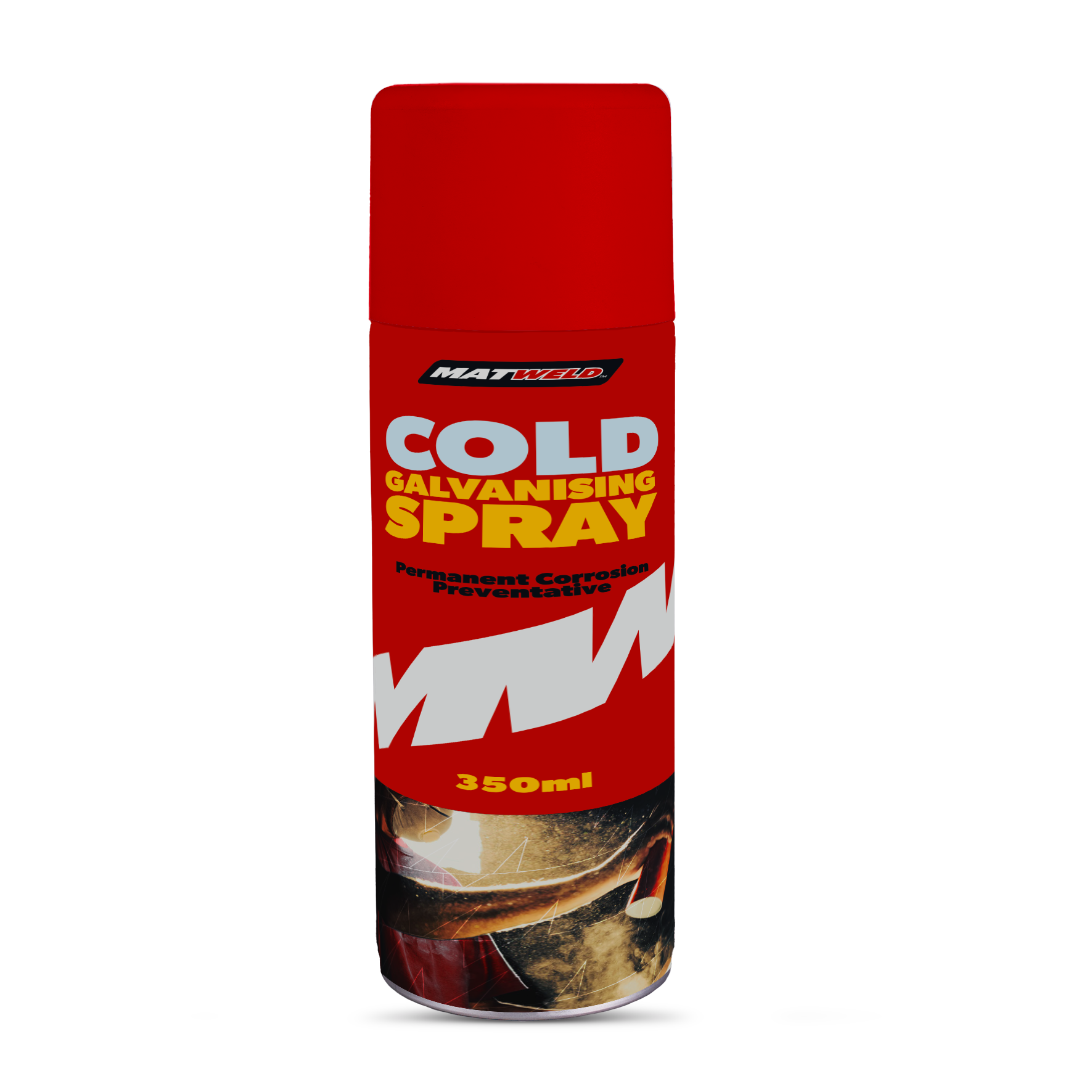 Matweld Cold Zinc Galvanized Spray 350Ml MAT0815 in Tools