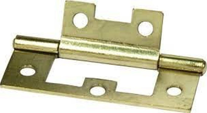 Fascor Sinkless Hinge Brass 100mm 2pk FAS9235 in General Hardware