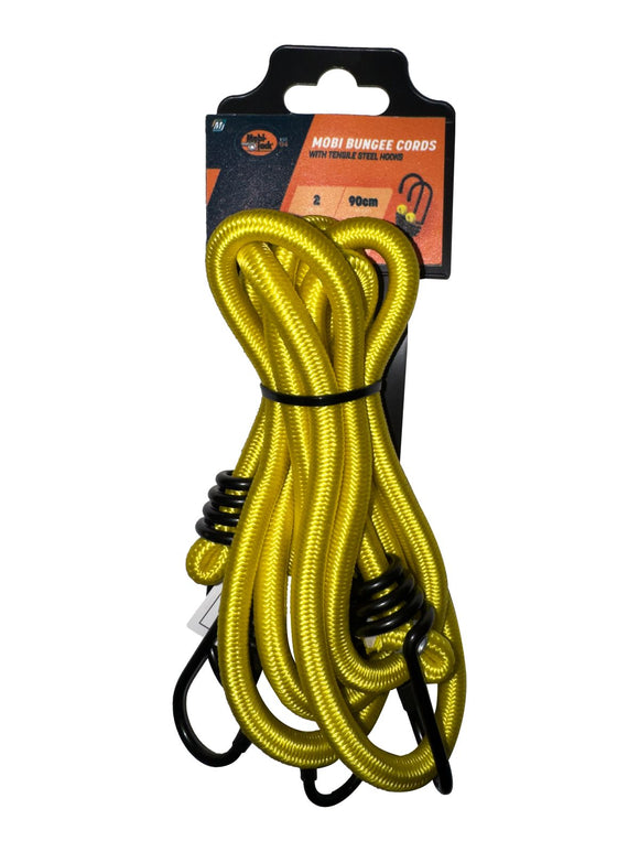 Mobi Bungee Cord Metalhook 8X 600mm 2Pk MOB9000 in Tools
