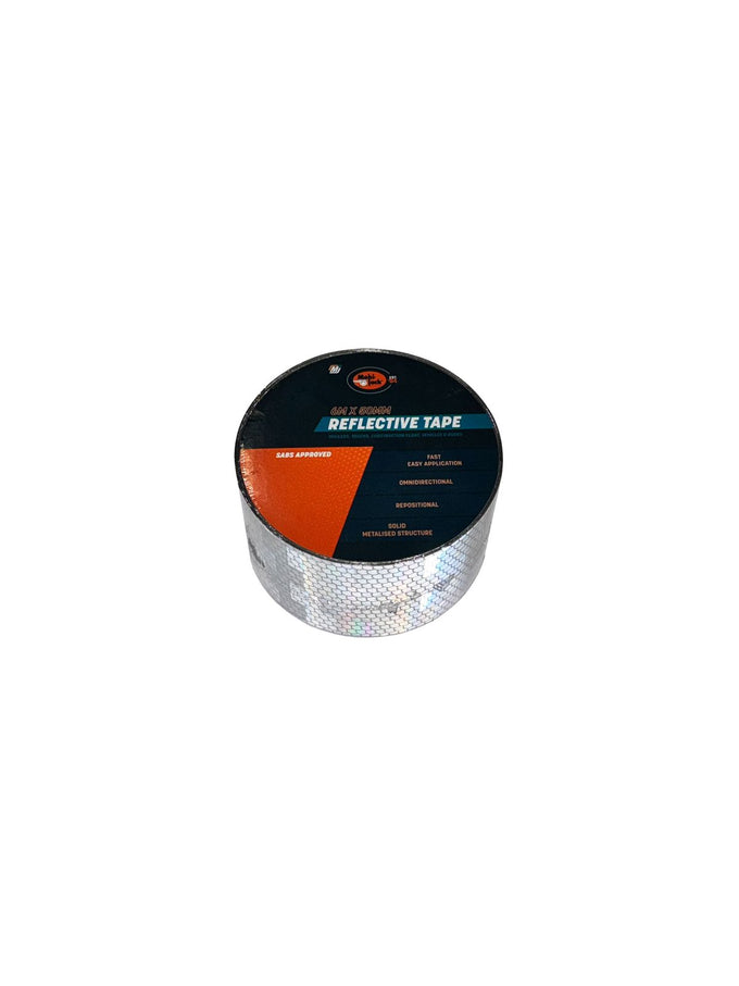 Mobi Reflective Tape 6M White 50mm MOB7914 in Paint