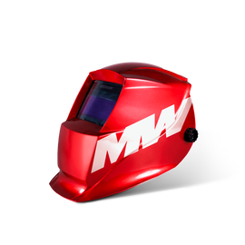 Matweld Welding Helmet Auto Darkening Adj Shiny Red HON3010 in Tools